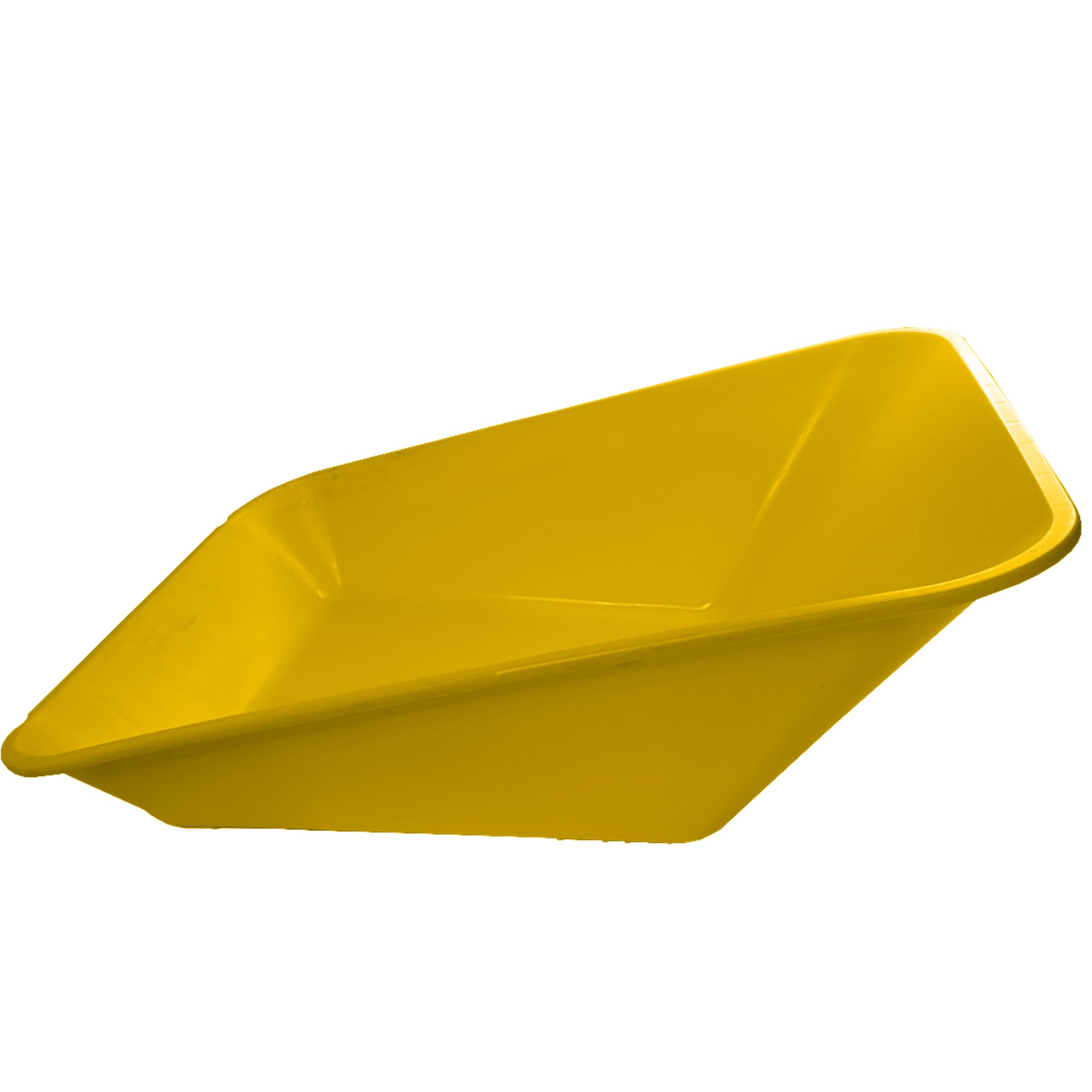 Ketobarrow Yellow Wheelbarrow Tray Replacement Wheelbarrow Body Pan - 85L - Universal Wheelbarrow Body (Yellow)