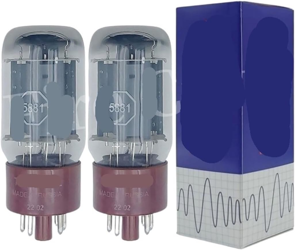 Vacuum Tube 5881 HiFi Audio Tube Replaces EL34 5881A 6L6 6P3P 6L6GC KT66 Tube Amplifier kit DIY with Four-Way(1 pcs)