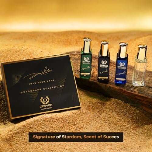 Image of Denver SRK Autograph Gift Set Perfume 20 ML Each, Pack of 1 | Long Lasting Perfume Luxury Gift Ser For Men