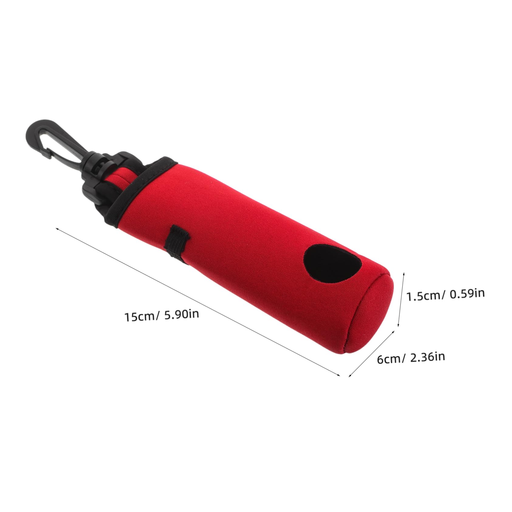 Abaodam 2PCS Lightweight Golf Bag with Durable Diving Material Portable Golf Ball Holder Pouch for Organized Storage for Travel and Long Term Use