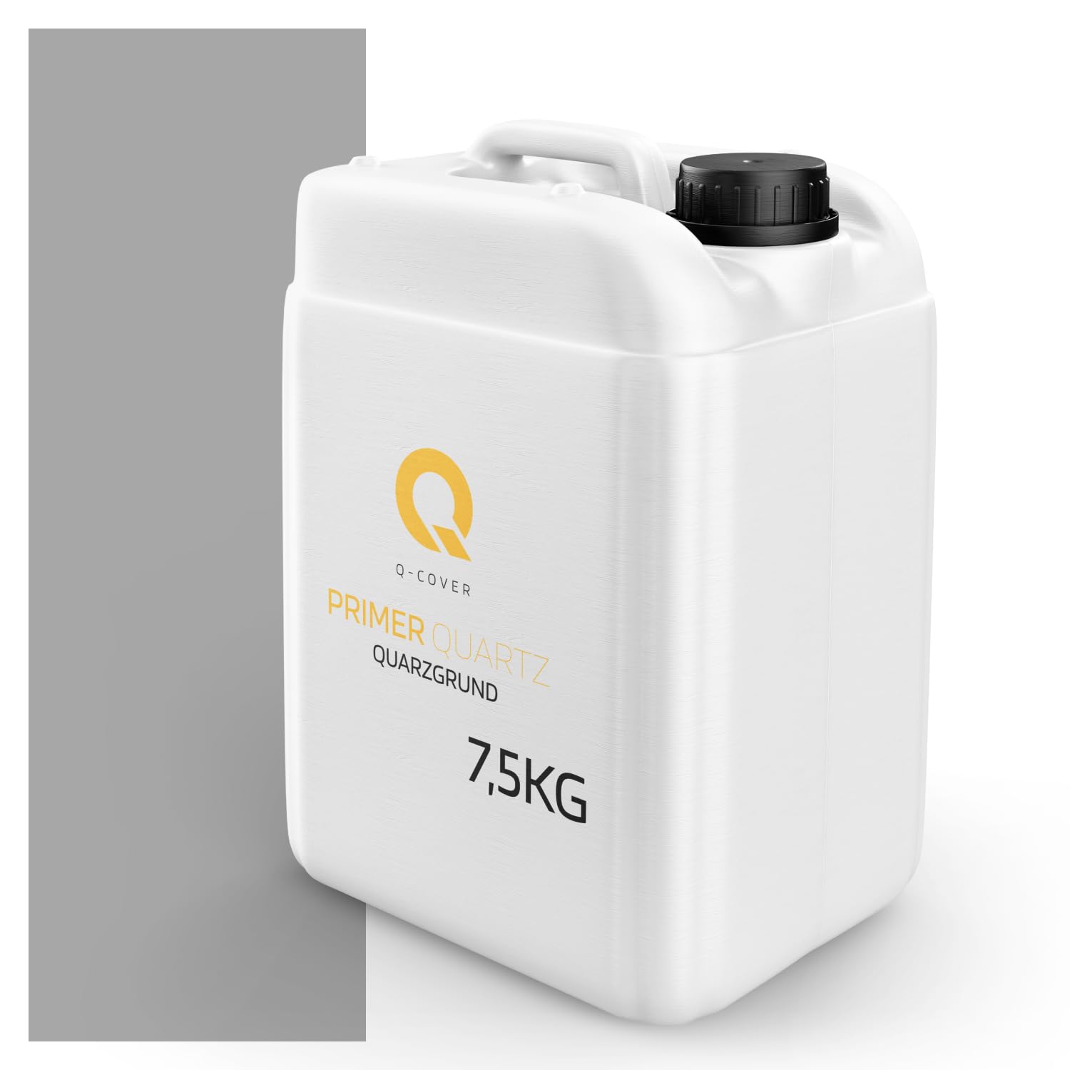 Quarzgrund für Dekorativer Putz mit Mica Grau D904 7,5KG | Acrylatdispersion Grundiermittel Innen & Außen für Wände und Decken Grundierung Schutz Mosaikputz ca. 0,3-0,4 KG/m2