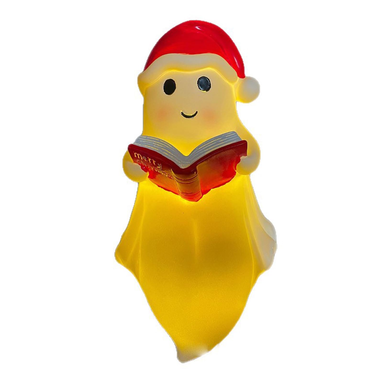 QUILSTM Ghosts Reading Christmas Light Book Cute Night Lamp Bedroom Decor Cute Ghosts Reading Book Light Christmas Night, 9 * 9 * 14cm