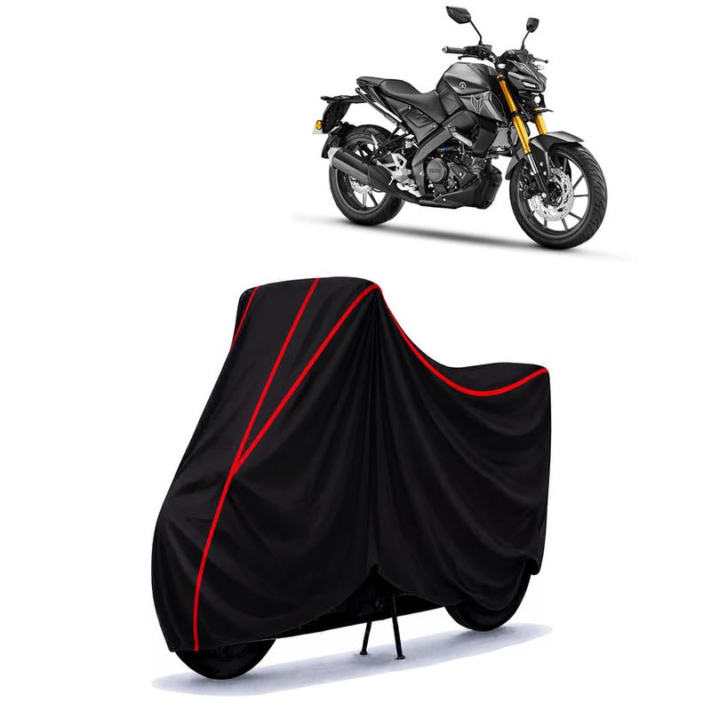 Image of MT 16 Water Resistant Bike Cover for All Motorcycles & Scooters | Heavy Duty Premium Taffeta Fabric | UV Protection, Dustproof, Scratchproof | All Weather Two Wheeler Body Cover with Elastic Bottom