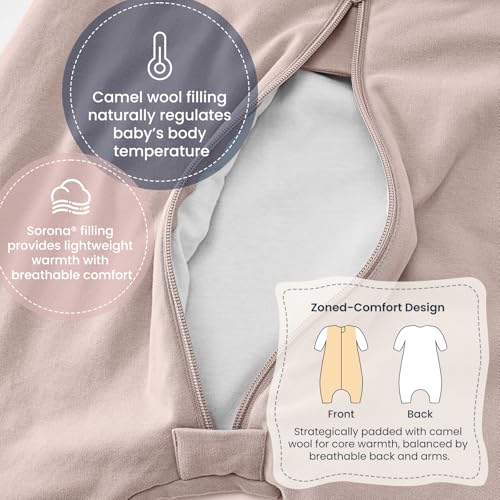 Image of kaiya baby Organic Cotton Sleep Sack with Feet,1.0 TOG Sleep Bag,18-36M