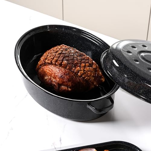 Salter 36cm Self-Basting Roaster with Lid - PFAS-Free, Easy Clean - Image 6