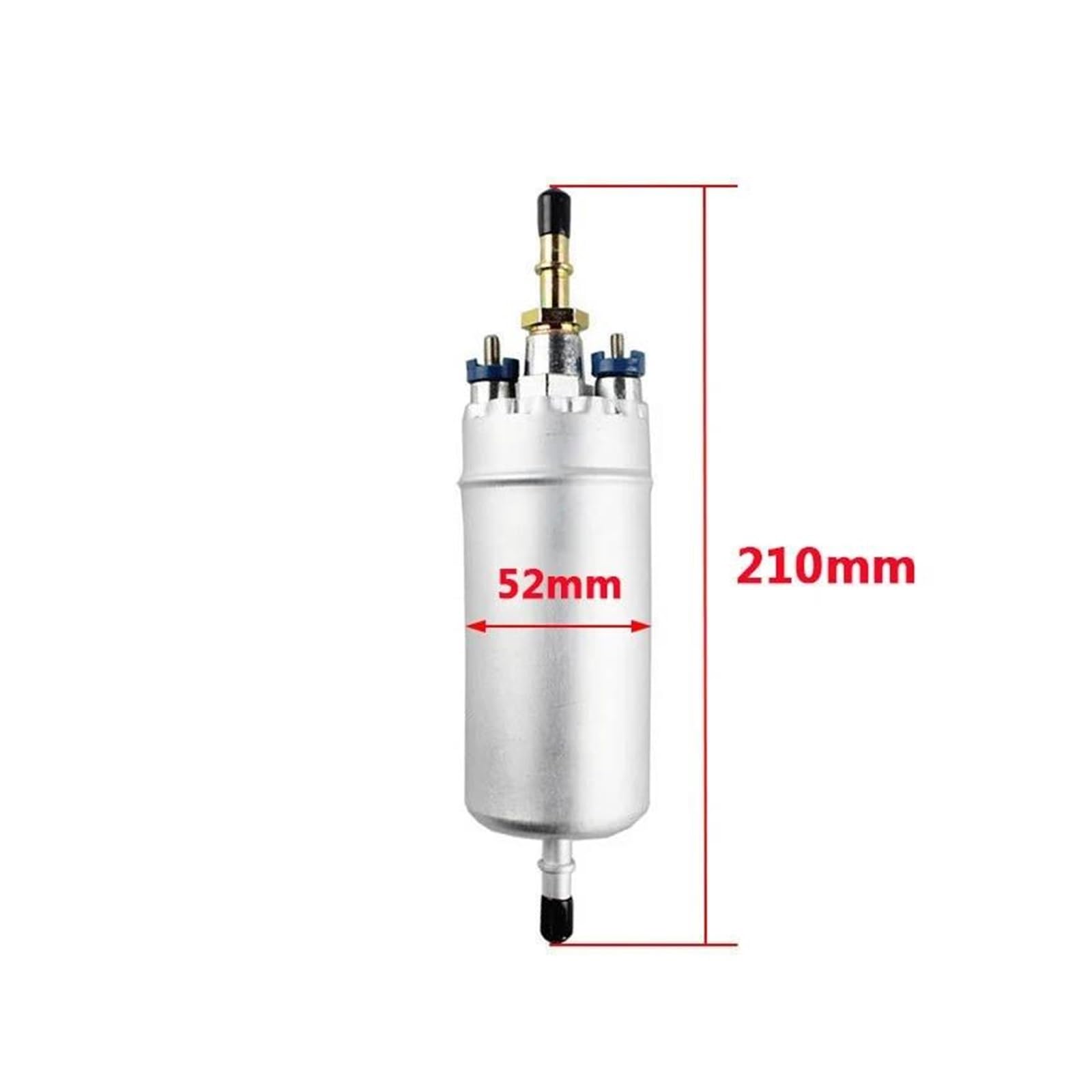 Pompa Benzina 0580464075 Pompa Del Carburante In Linea 12v Elettrica Universale In Esterna Ad Alta Pressione Da 150 L/H Per Benzina Diesel