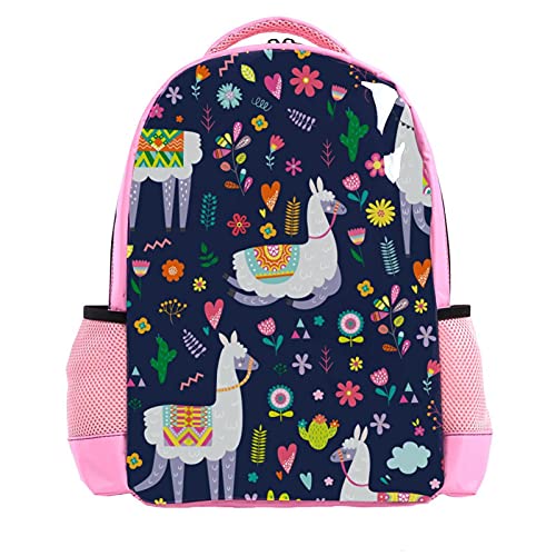 Sac à dos garçon alpaga avec citation imprimé original et confortable
