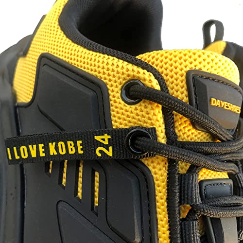 DAVESHOES Mamba 24 Tênis masculino largo para caminhada de luxo que aumenta a altura, tênis Mech com