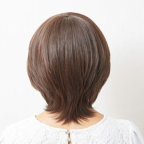 Amazon.co.jp: 【ポイント10倍】ウィッグにみえる帽子 ミディアム 