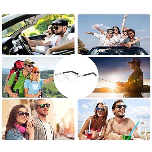 Image of YAMEIZE Small Oval Blue Light Blocking - Glasses Women Men Retro Clear Anti Blue Light Eyeglasses for Computer Gaming