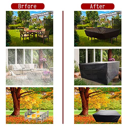 AMZBAI Copertura per Mobili da Giardino 60x60x60cm...
