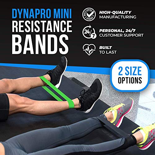 DYNAPRO Resistance Bands- Mini Precision Loop Exercise Bands with 2 Size Options, Perfect for Any Home Fitness Training Program - Image 3