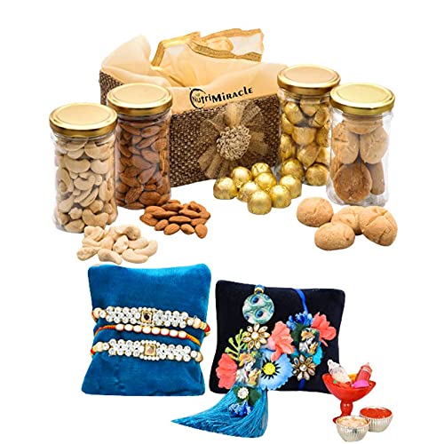NUTRI MIRACLE Dry Fruits Gift Pack | Lohri Gift Ideas | Makar Sankranti Gift for Employees | Eco Friendly Gift Hampers