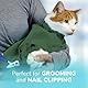 Cat-in-The-Bag Cozy Comfort Transporttasche für Katzen, geräumig, Grün und Tragetasche für Katzen für Fellpflege, Tierarztbesuche, Medikamentenverabreichung, Zahnpflege und Nageltrimmen