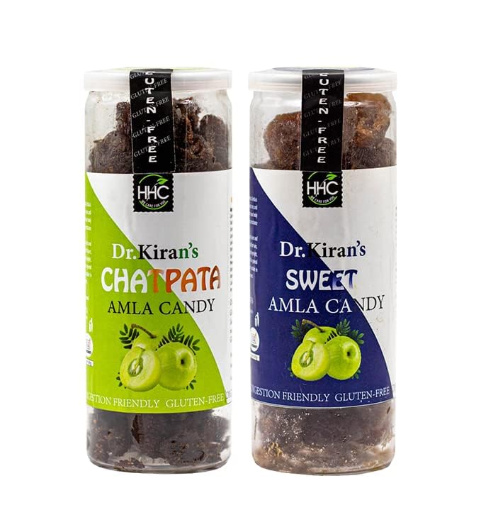 Dr. Kirans Gluten Free Chatpata Amla Candy and Sweet Amla Candy Combo Pack of 2 (300 Gm) | Rich Source Of Vitamin C, Immunity Booster | Amla Pachak | Tasty Digestive Appetizing (B0D6N8BRTR) Amazon Price History, Amazon Price Tracker