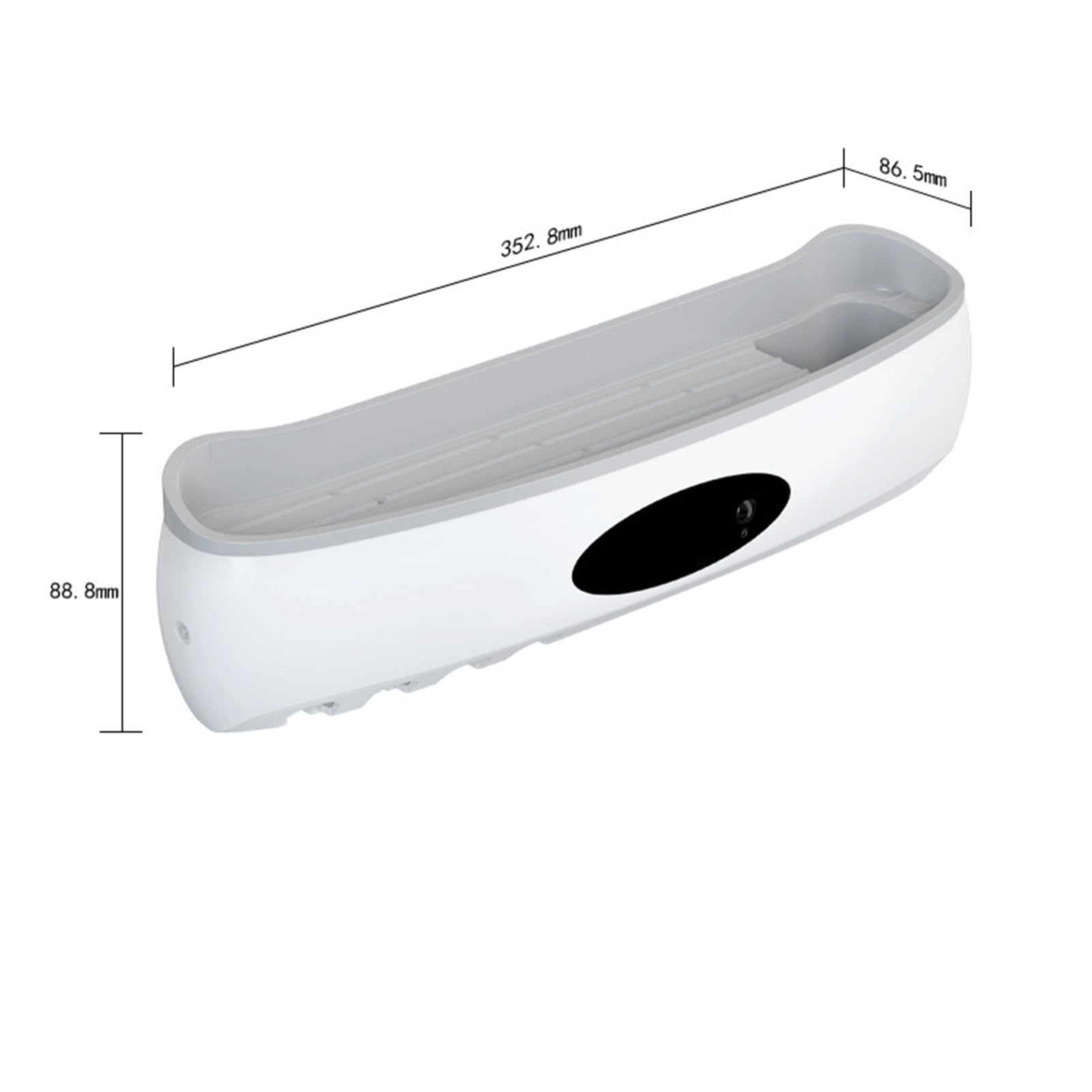Soporte inteligente para cepillo de dientes, almacenamiento de secado UV, vaso magnético para enjuague bucal, soportes para cepillo de dientes para baño, estilo ligero de lujo,Black