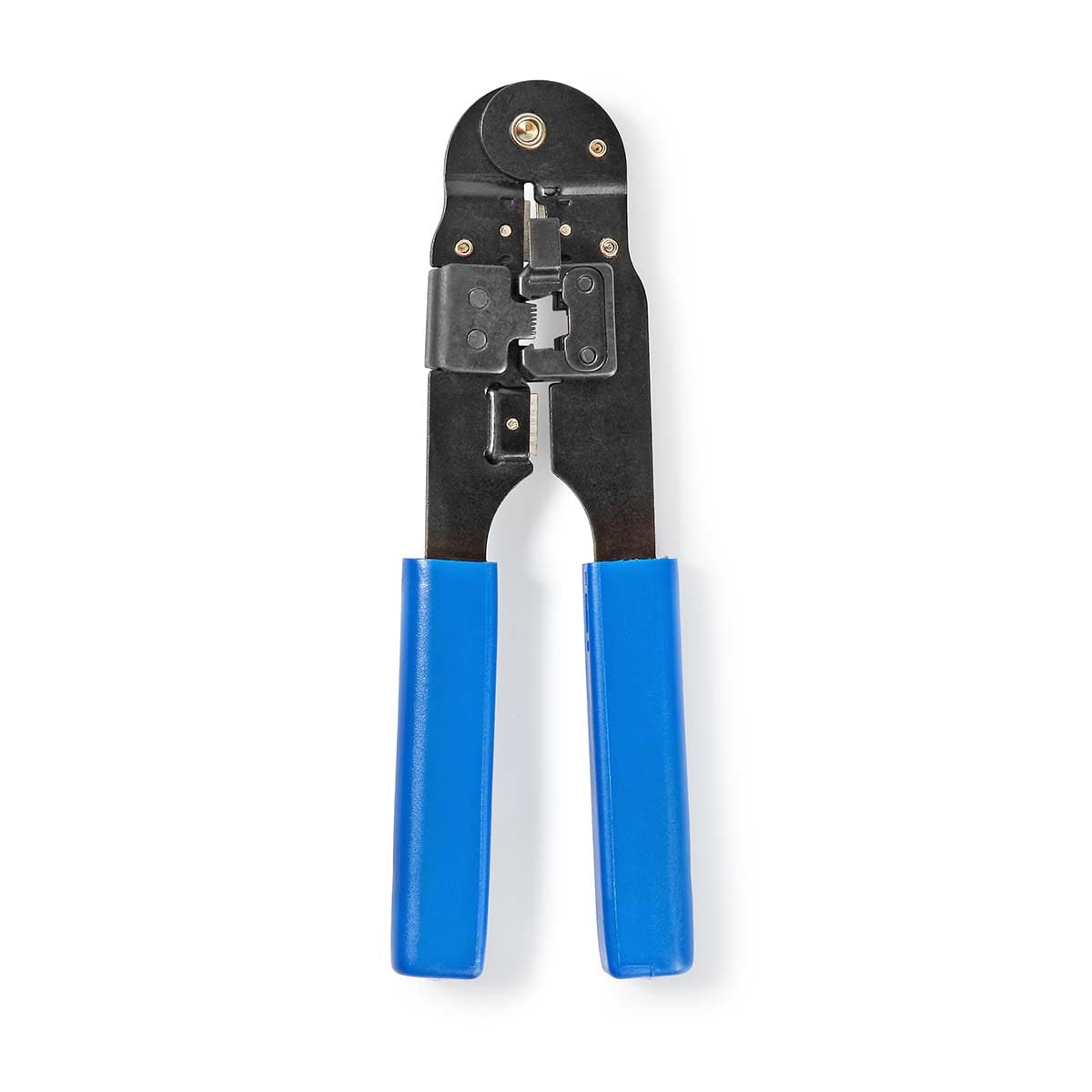 Nedis Crimp Pliers Tool for RJ45 8P8C Connectors, Cutting, Stripping & Crimping Tool for CAT5, CAT5e, CAT6, CAT6a Cables