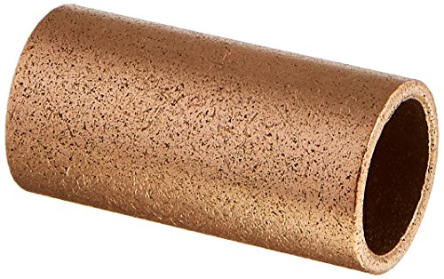 Bunting Bearings ECOP081020 ECO Oiled Sleeve (Plain) Bearing, Powdered Metal, SAE 841, 1/2