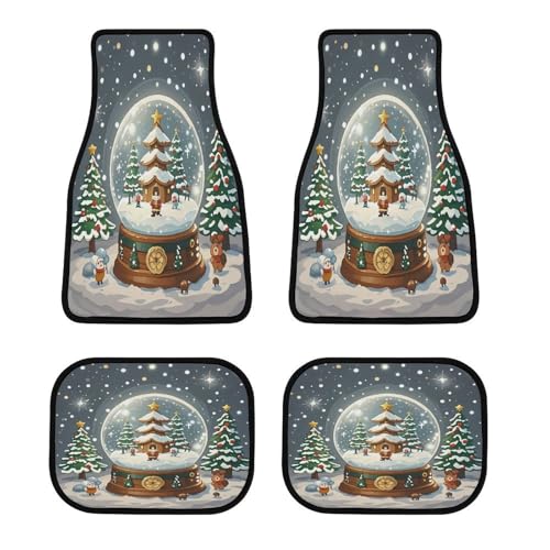 Tapis de sol de voiture de Noël antidérapants pour protéger la moquette des SUV