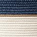 LA JOLIE MUSE Woven Basket Rope Storage Baskets - Large Cotton Organizer, Basket for Baby Blanket, Kids Toy Nursery Laundry Basket Navy Blue XL