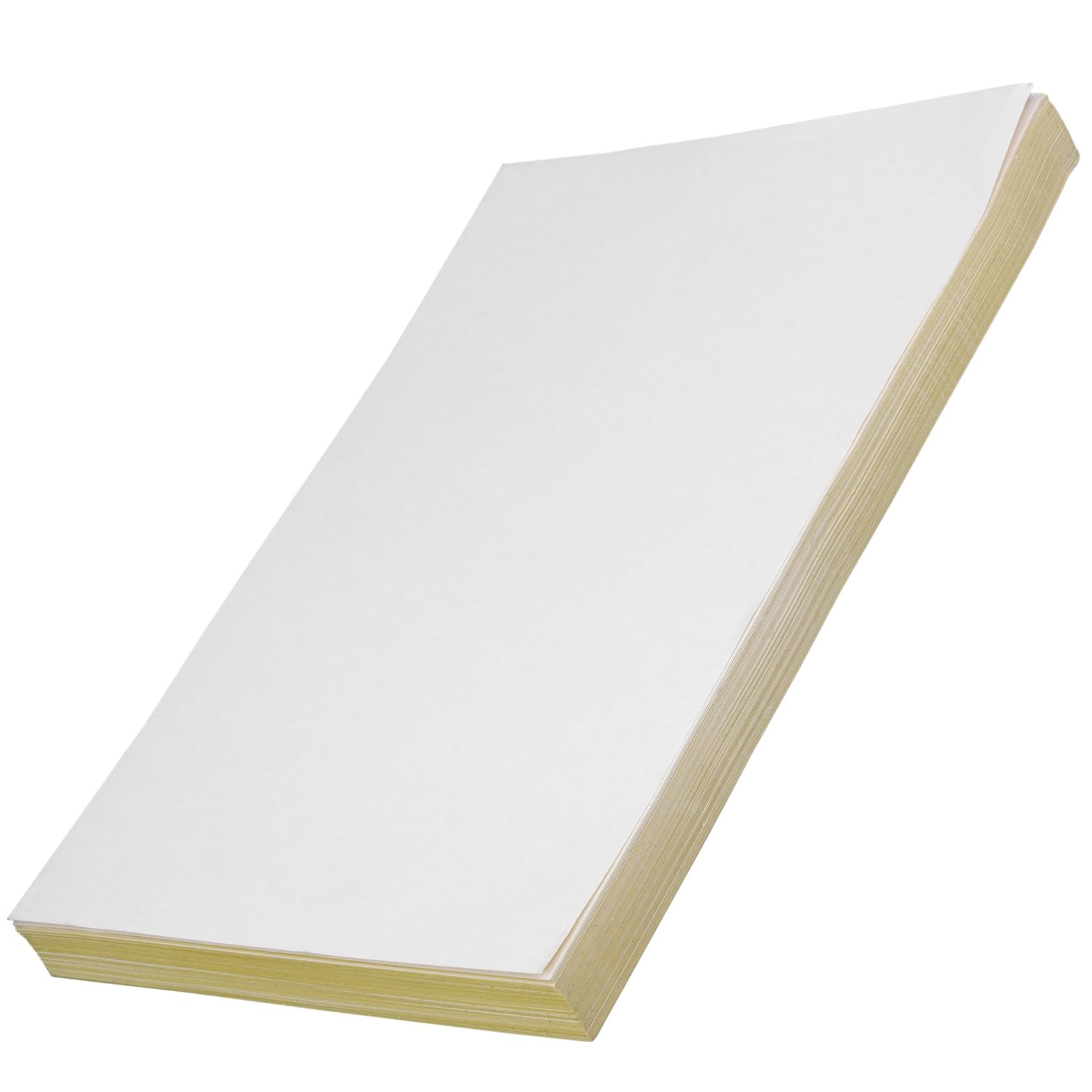 100 hojas Papel Adhesivo Mate Impresoras Láser Inyección de Tinta Etiquetas Autoadhesivas Grandes para Manualidades y Decoración