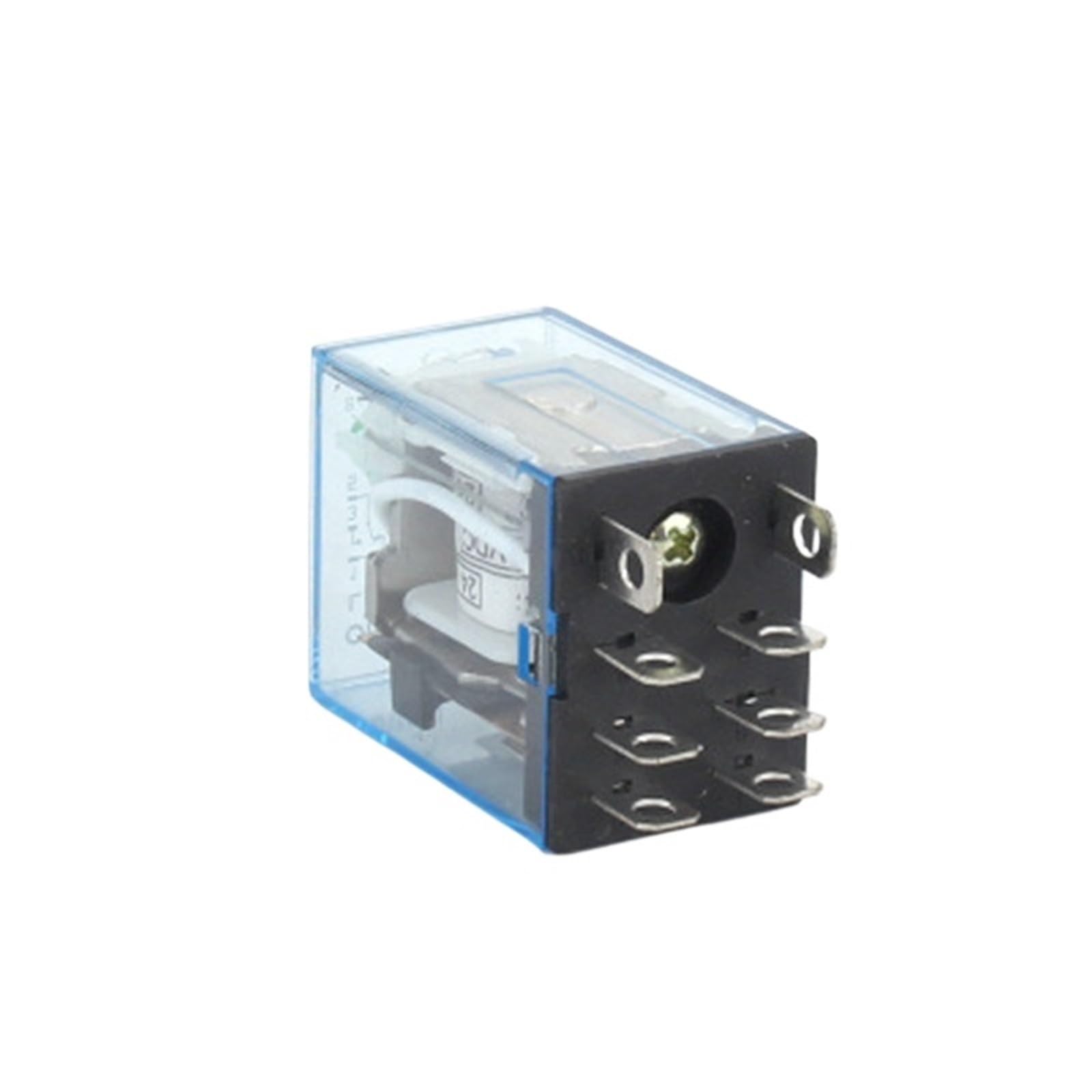 Relé de potencia LY2NJ DPDT de 8 pines con base de enchufe corriente AC 36V para cuadro eléctrico