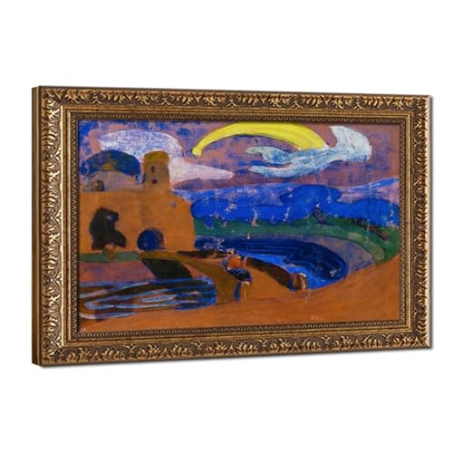 Poster Comet Wassily Kandinsky sur toile - Décoration murale d'art abstrait géométrique 50x76 cm
