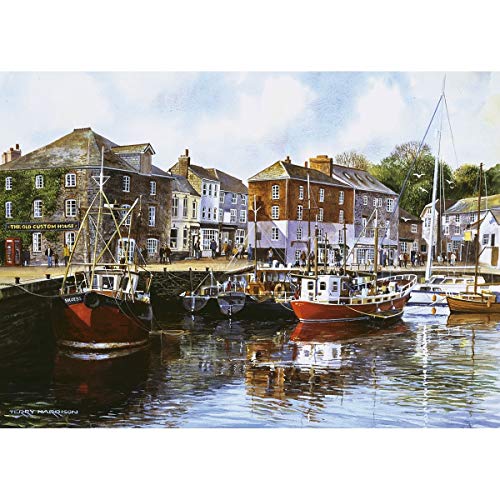 Gibsons Padstow Harbour Jigsaw Puzzle, 1000 piece