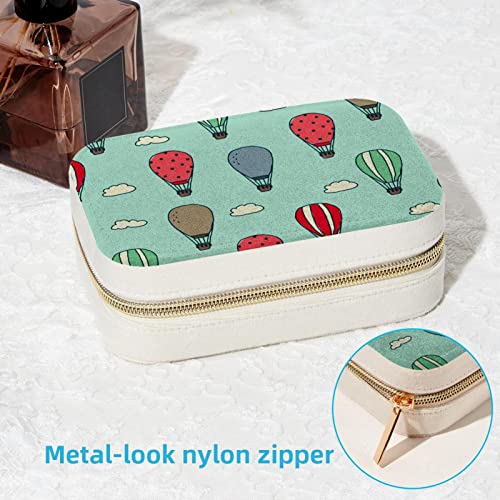 Boîte à bijoux portable montgolfières pour bagues et colliers - 7