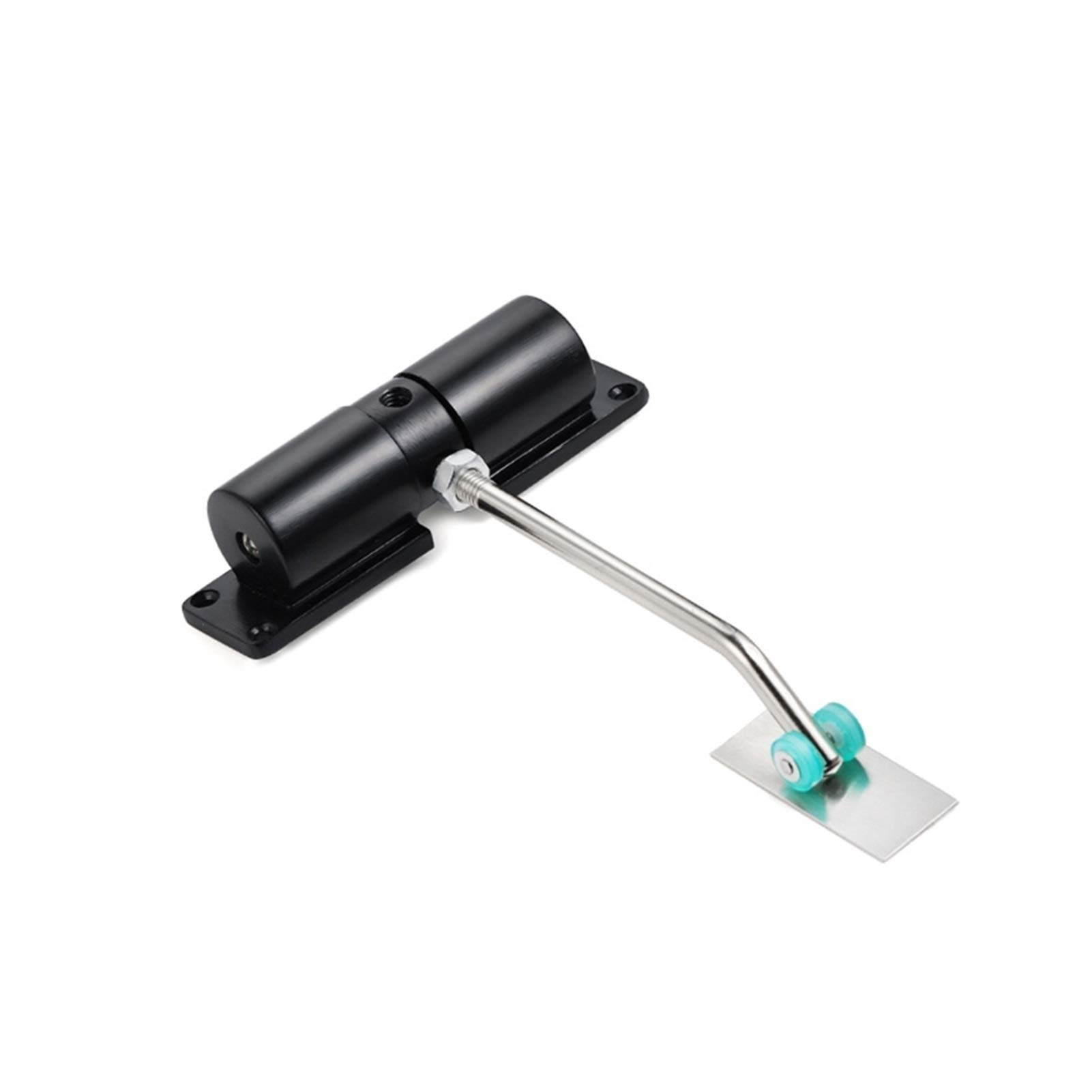 DIY Automatic Silent Closing Hydraulic, Invisible Household Simple Small Door Closers Buffer Closing Spring(Black)