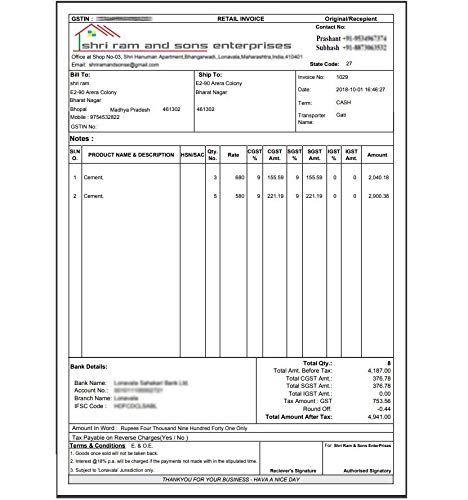 Bill Smart - Gst Compliant, Billing, Invoicing, Software Billing For Construction & Building Material Stores, Inventory & Accounting Software - Image 6