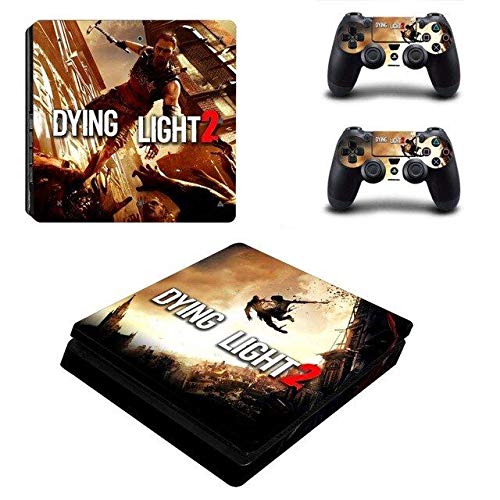 Playstation 4 Slim Skin Set Zombie HD Printing Vinyl