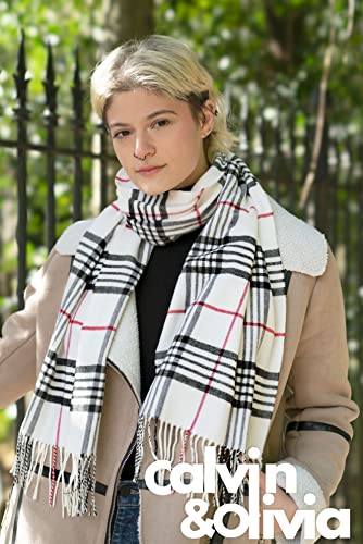 Image of CALVIN & OLIVIA Lightweight Ultra-Soft Scarf - Perfect Holiday Gift for Men & Women