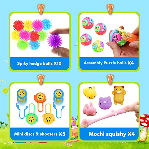 Fidget Toys Bulk 120 Pack, Adults Fidgets Anxiety Stress Relief Sensory Toys For Autistic Children, Kids Party Favors Goodie Bag Stuffers Treasure Box Classroom Prizes #TOP4
