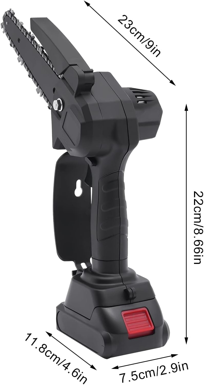 Motosierra De Pértiga Inalámbrica 2 En 1 Y Minimotosierra con Batería De 1500 Mah, Motosierra Eléctrica De Pértiga De 21 V con Extensión De hasta 1,3 M, Sierra De Pértiga De Alcance para Po