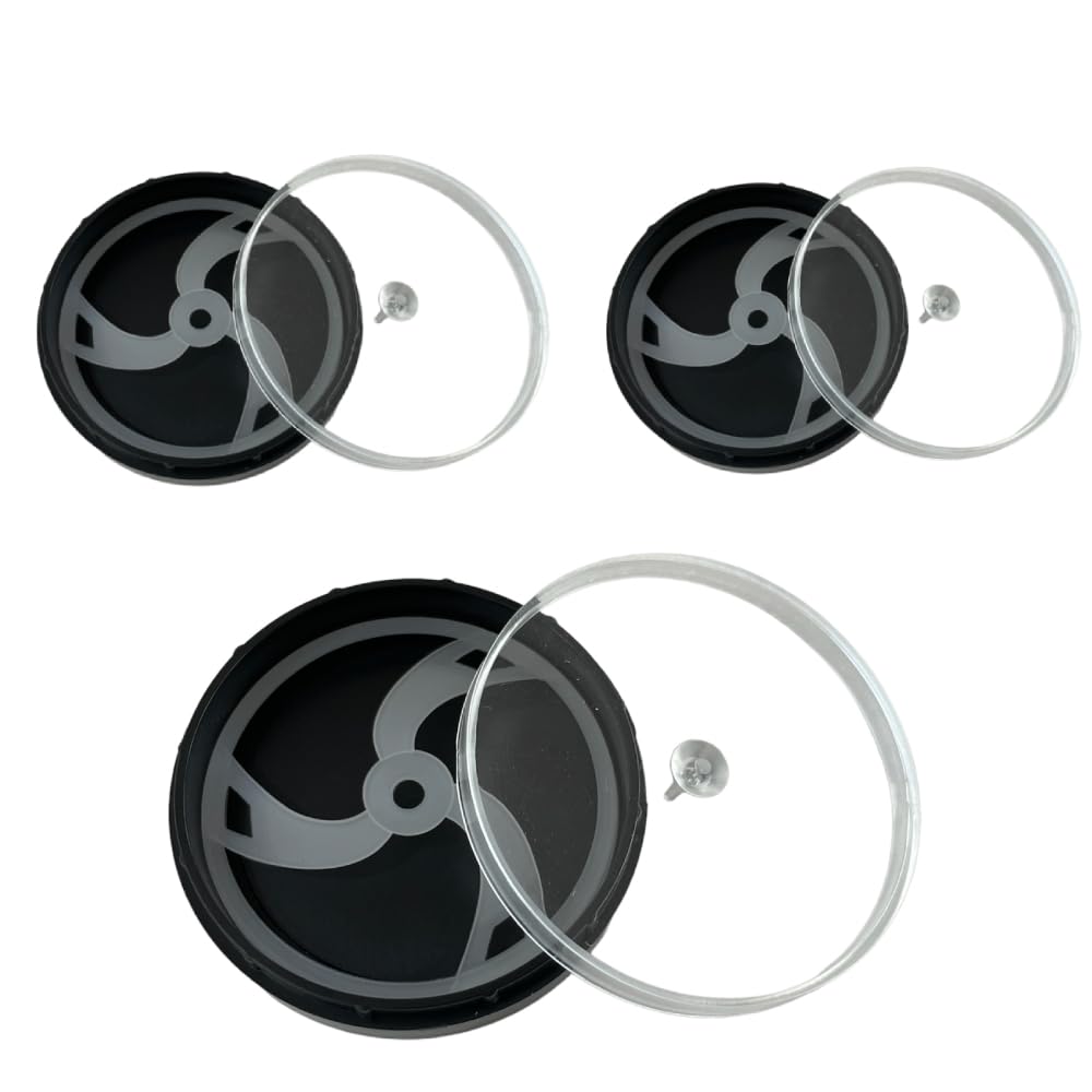 BUZZUFY Pack of 3 storage and transport watch dial box 52 mm for watch dials
