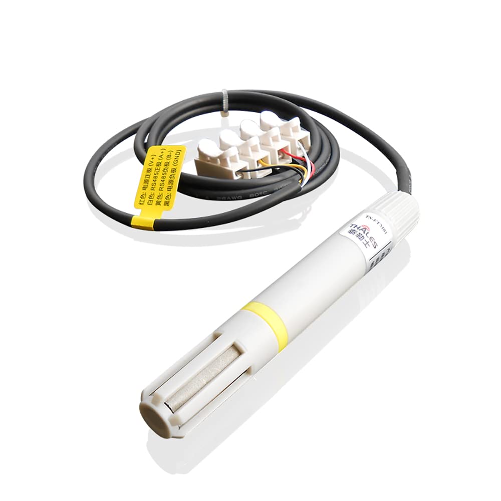 Jieotwice 9-30V DC Temperature and Humidity Sensor Module High Precision Transmitter RS485 Voltage 0-5V 0-10V with DIP Switch (RS485)
