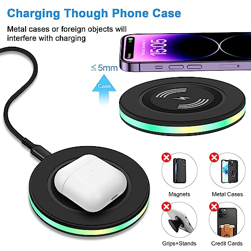 Chargeur sans fil pour Google Pixel 10 9 8 Pro, station de charge Android 15W - 3