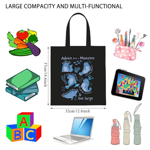 Bolso Tote Manatee Advice from A Manatee miniatura 2