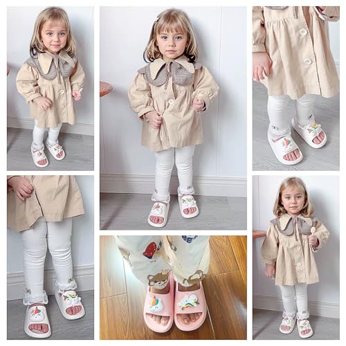 Boys Girls Cloud Unicorn Slide Sandals Non-slip Comfy Cushioned Thick Sole Shower Pool Slippers Summer Beach Water Shoes Indoor & Outdoor3