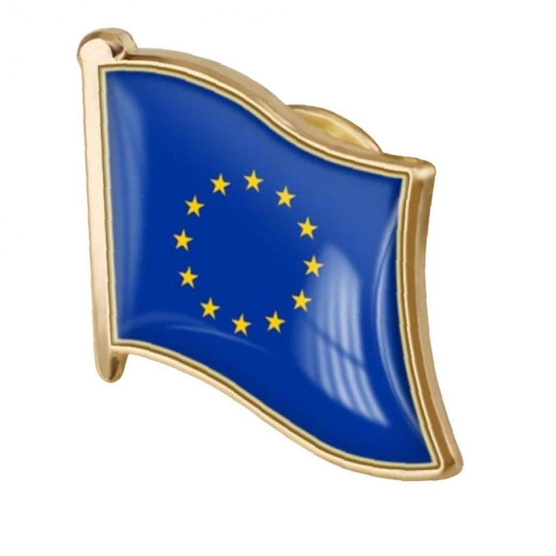 European Union Flag Pin Badge Metal Lapel Pin Brooch European Union of Flag Badges Novelty Accessory