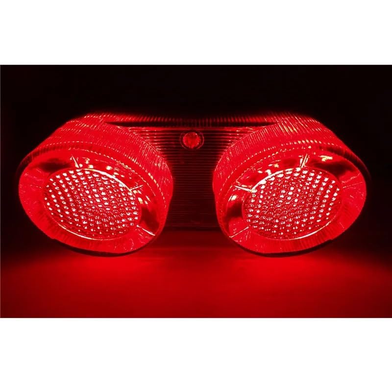 Luce Freno Posteriore Indicatori Di Direzione Freno Fanale Posteriore Moto Luce LED Integrata Per R1 2000-2001