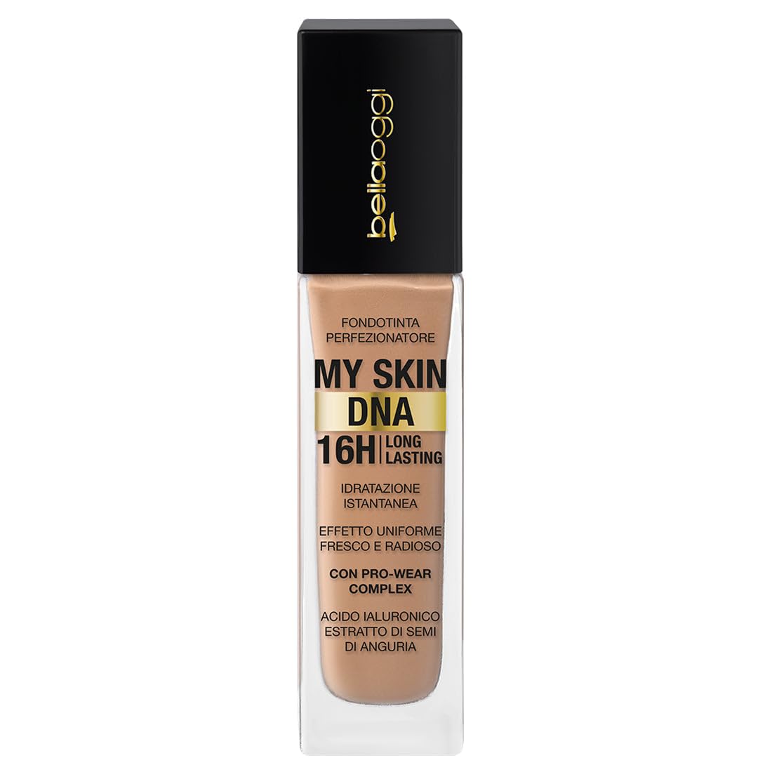 bellaoggi MY SKIN DNA-​Fondotinta Perfezionatore Idratazione Istantanea-​CASHMERE NUDE, 34 g
