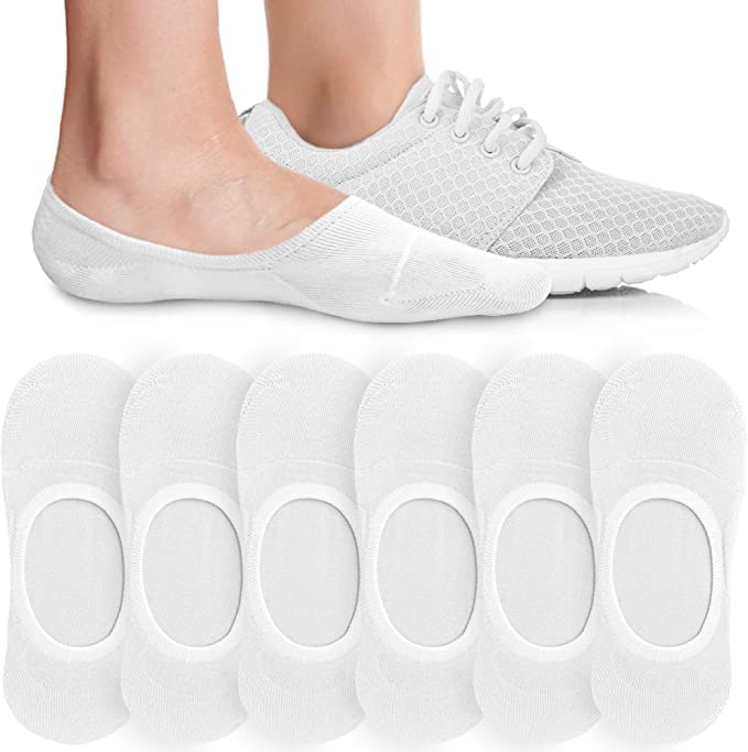 Men's No Slip Low Cut No Show Socks (Pack of 06 Pairs, Free Size)-image-38