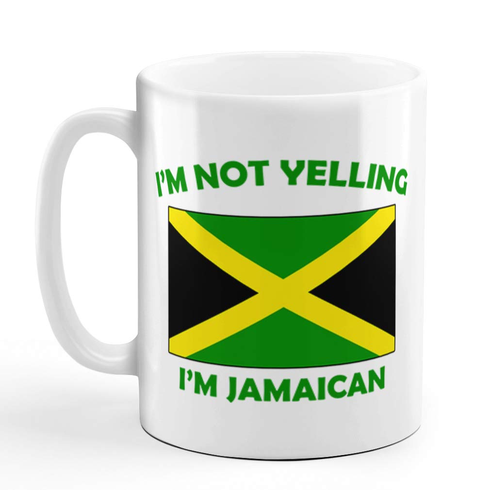 Taza De Regalo No estoy gritando, soy jamaicano. Taza De Té Jefes 2