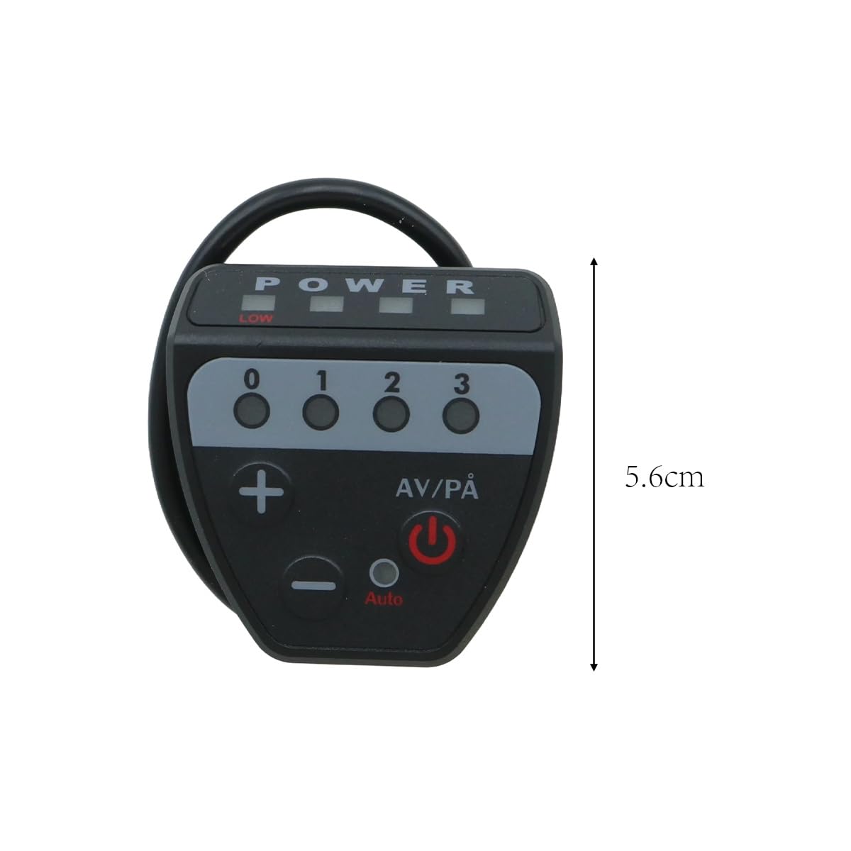 Misuratore di visualizzazione Impermeabile, Compatibile con e-Bike e Scooter da 36 V-48 V, per Manubrio da 22,2 mm