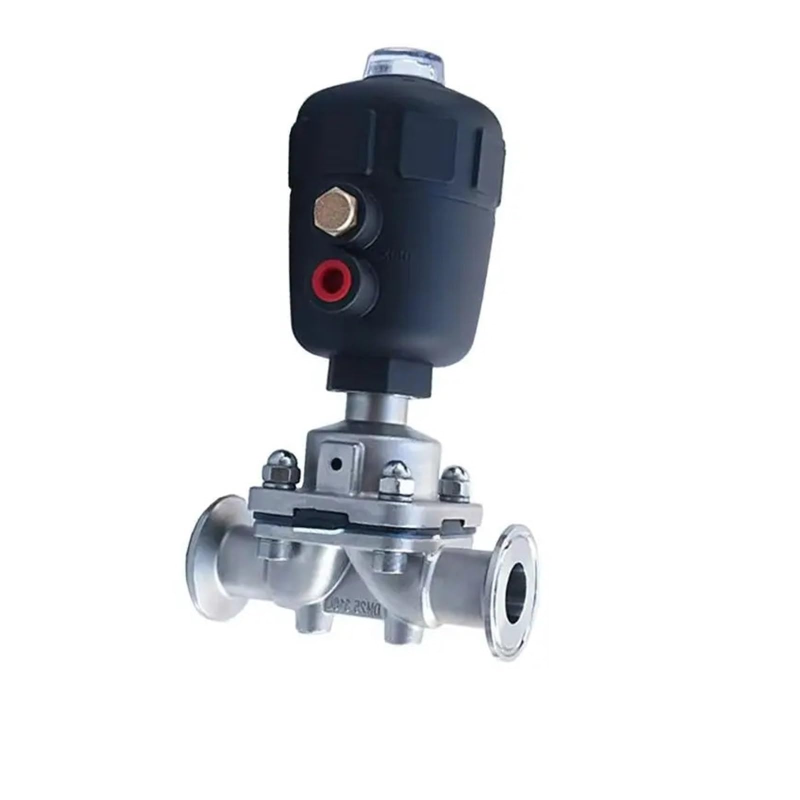 LEOTNNDQ DN25 Ф27 Sanitary Pneumatic Diaphragm Valve 50.5mm Ferrule Quick Release Double Diaphragm Pneumatic Diaphragm Valve