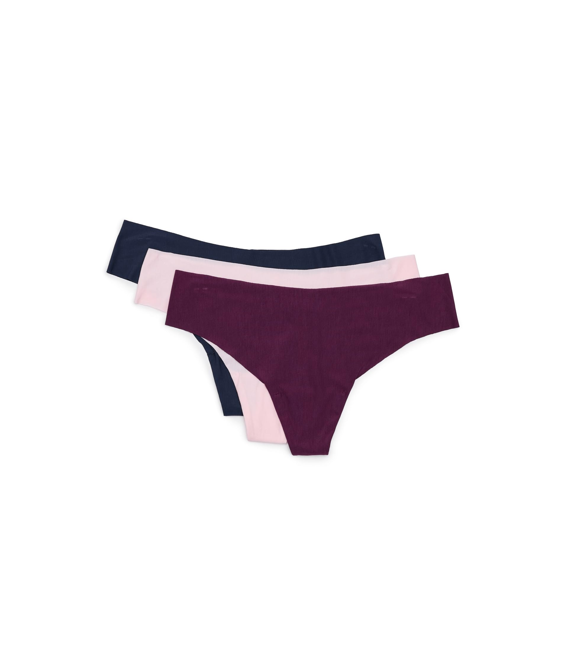 commando womens 3 Pack Butter Mid-rise Thongs