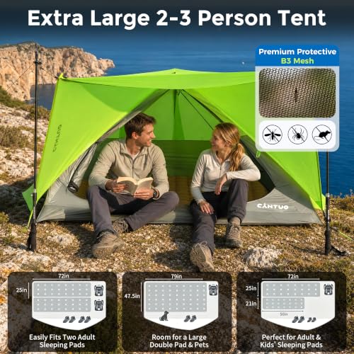 CANTUO 4 Season 2-Person Tent