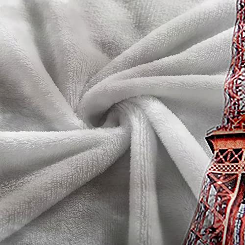 Plaid couverture polaire chaude douce flannel canapé lit 100x150